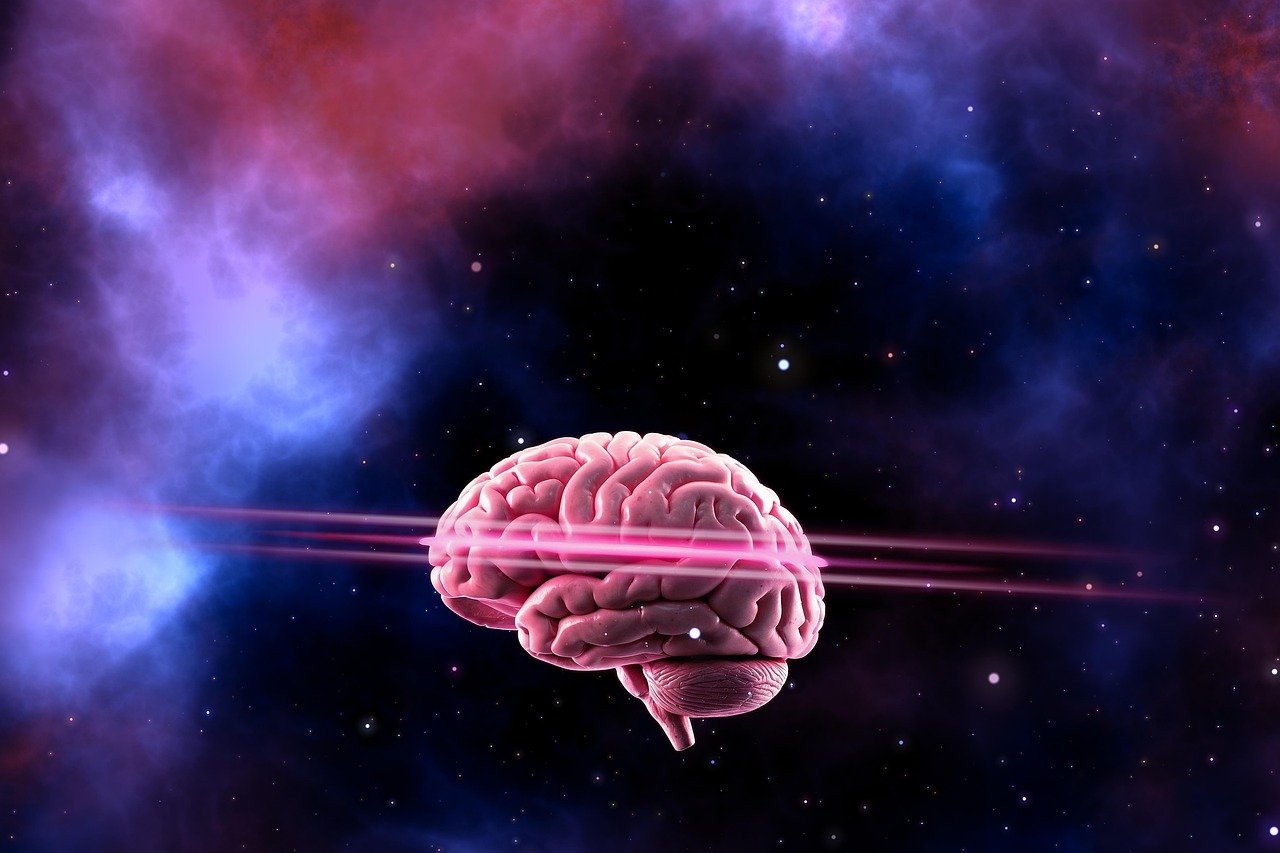 ai generated, intelligence, brain, thinking, intelligent, communication, rays, connection